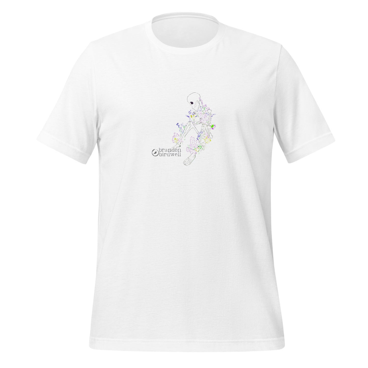 "When the Flowers Grow Through My Bones" t-shirt